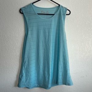 XXL Zyia blue muscle tank
